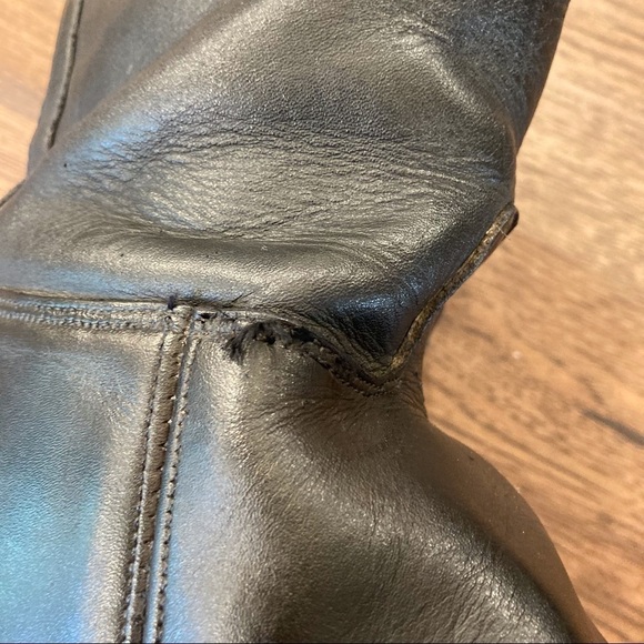 Black leather tall riding boots sz 9.5B - Picture 14 of 15